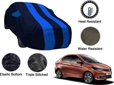 NIKS Car Cover For Tata Tigor (With Mirror Pockets)(Blue, Blue)