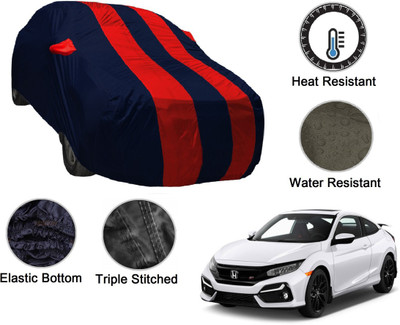 MOCKHE Car Cover For Honda Civic (With Mirror Pockets)(Blue, Red, For 2019, 2020 Models)