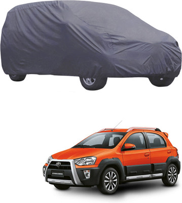 ABS AUTO TREND Car Cover For Toyota Etios Cross (Without Mirror Pockets)(Grey)