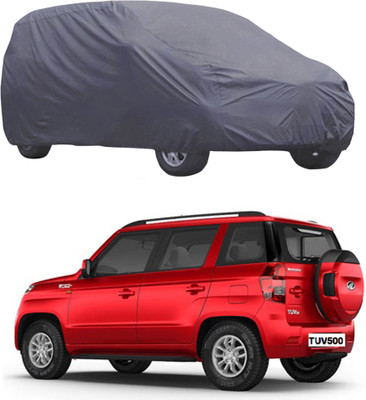 ABS AUTO TREND Car Cover For Mahindra TUV300 (Without Mirror Pockets)(Grey)