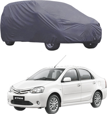 ABS AUTO TREND Car Cover For Toyota Etios (Without Mirror Pockets)(Grey)