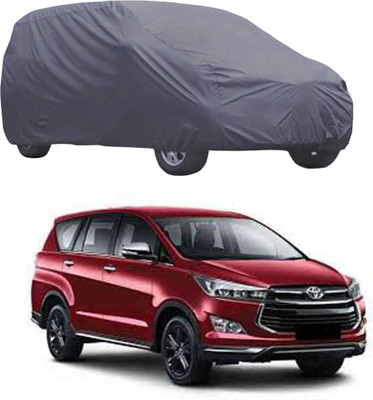 ABS AUTO TREND Car Cover For Toyota Innova Crysta (Without Mirror Pockets)(Grey)