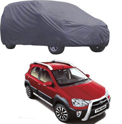 ABS AUTO TREND Car Cover For Toyota Etios Cross (Without Mirror Pockets)(Grey)