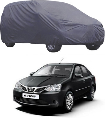ABS AUTO TREND Car Cover For Toyota Etios (Without Mirror Pockets)(Grey)