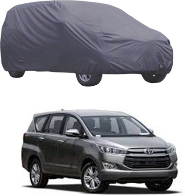ABS AUTO TREND Car Cover For Toyota Innova Crysta (Without Mirror Pockets)(Grey)