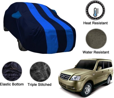 NIKS Car Cover For Tata Sumo Grande (With Mirror Pockets)(Blue, Blue)