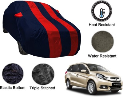 NIKS Car Cover For Honda Mobilio (With Mirror Pockets)(Blue, Red)