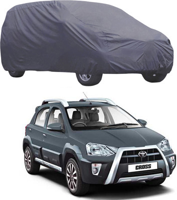 ABS AUTO TREND Car Cover For Toyota Etios Cross (Without Mirror Pockets)(Grey)