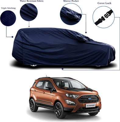 SEBONGO Car Cover For Ford Ecosport (With Mirror Pockets)(Blue)