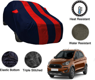 NIKS Car Cover For Ford Freestyle (With Mirror Pockets)(Blue, Red)