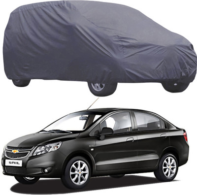 ABS AUTO TREND Car Cover For Chevrolet Sail (Without Mirror Pockets)(Grey)