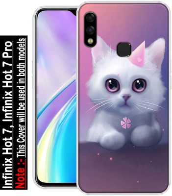 INDIALAND Back Cover for Infinix Hot 7, Infinix Hot 7 Pro(Multicolor, Grip Case, Silicon, Pack of: 1)