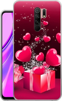 mobom Back Cover for Redmi 9 Prime(Multicolor, Dual Protection, Silicon, Pack of: 1)