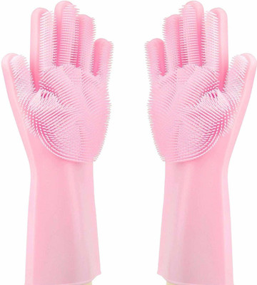 RD Brothers Wet and Dry Disposable Glove Set(Free Size Pack of 2)