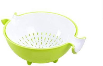 BHADIYADRA EMPIRE Collapsible Colander(Green Pack of 1)