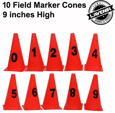 L'AVENIR Cone Marker Pack of 10(Red)