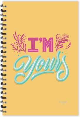 ESCAPER I Am Yours Love Quotes Diary (Ruled-A5), Quotes on Diary, Love Diary A5 Notebook Ruled 160 Pages(Multicolor)