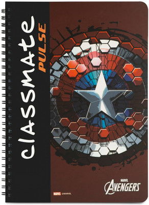 Classmate Pulse A4 Notebook Unruled 180 Pages(Multicolor)