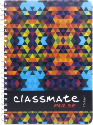 Classmate Pulse A4 Notebook Unruled 300 PagesMulticolor