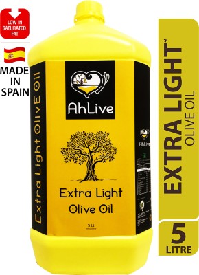 ahlive Extra Light Olive Oil, Ideal for All Indian Cooking, (Imported from Spain ) Olive Oil Jar(5 L)