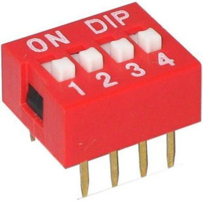 jivith DIP Switch - 4 Position Electronic Components Electronic Hobby Kit