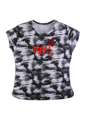 Femea Girls Casual Pure Cotton Top(Multicolor, Pack of 1)