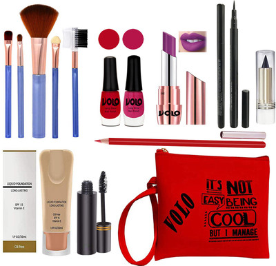 Volo All In One Makeup Kit For Women 27A20A17(Pack of 14)