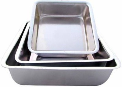 Kamboj Aluminium Cake Mould(Pack of 3)