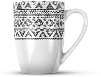 Tee Mafia OM-06-PATTERN3-1 Ceramic Coffee Mug(330 ml)