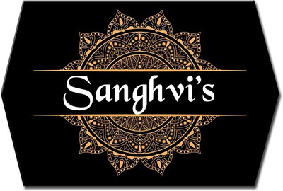 Midas Craft Polypropylene Artistic Design Name Plate(Multicolor)