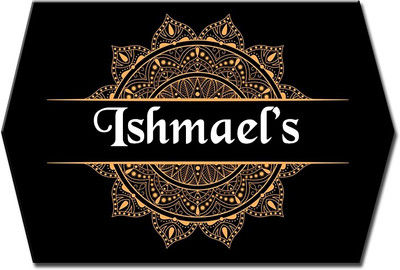 Midas Craft Polypropylene Artistic Design Name Plate(Multicolor)