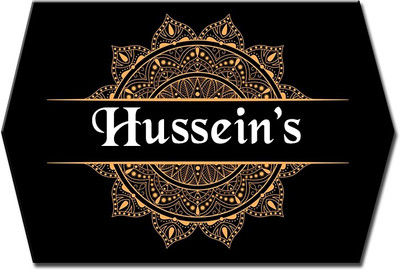 Midas Craft Polypropylene Artistic Design Name Plate(Multicolor)