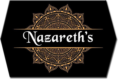 Midas Craft Polypropylene Artistic Design Name Plate(Multicolor)