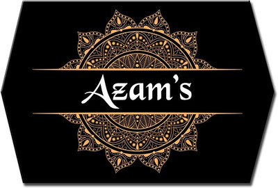 Midas Craft Polypropylene Artistic Design Name Plate(Multicolor)