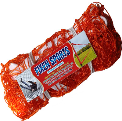 Fixen Volleyballl Net Saiz 33x3.5 4 Said Tepe 2 Said Dori 4 mm Materiyal Hdpe Naylon Volleyball Net(Orange, White)