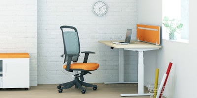 MONARCH ELEVATE Engineered Wood Office Table(Free Standing, Finish Color - PERSIAN WALNUT)