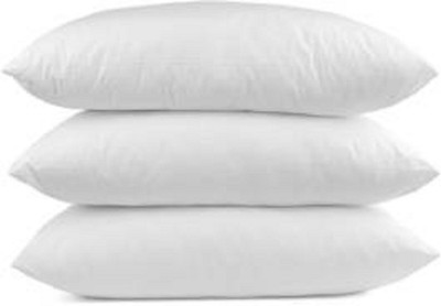 JJ Avatar Polyester Fibre Solid Sleeping Pillow Pack of 3(White)
