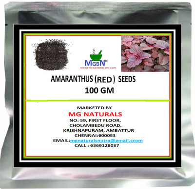 MGBN AMARANTHUS (RED) SEEDS - 100 GM Seed(100 per packet)