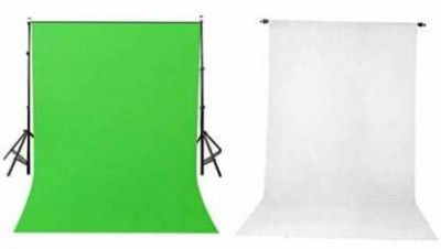 Stookin 8 x12 FT Green White lekera Backdrop Photo Light Studio Photography Background (Stand Not Included) Reflector