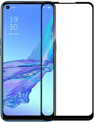 Slugabed Edge To Edge Tempered Glass for Oppo A53(Pack of 1)