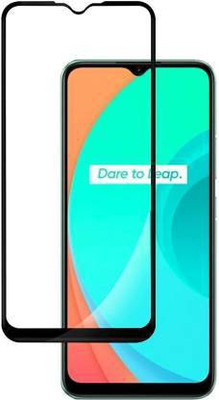 NewSelect Edge To Edge Tempered Glass for Realme C15(Pack of 1)