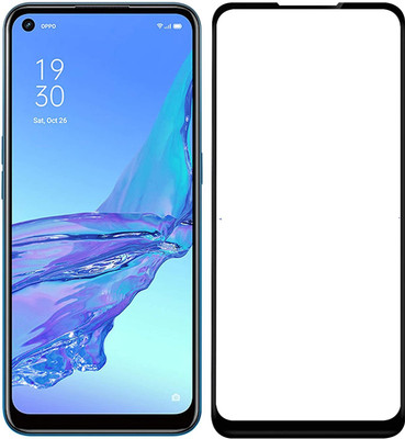 XRENGTH Edge To Edge Tempered Glass for Oppo A53(Pack of 1)