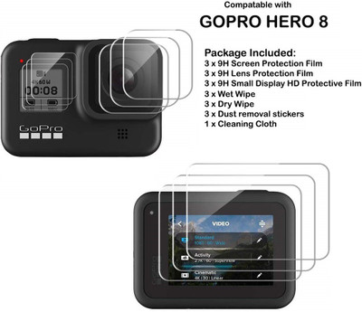 Action Pro Screen Guard for GoPro Hero 5 6 7(Pack of 9)