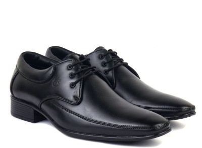 G L Trend Genuine Leather Formal Shoe Lace Up For Men(Black)