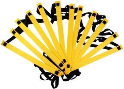 Ankaro 6 Meter Fitness Agility Ladder Training Equipment Set Speed Ladder(Yellow)