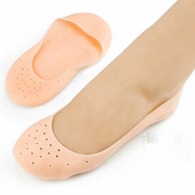 FIVANIO Silicon Moisturizing Heel Socks Heel Support(Multicolor)
