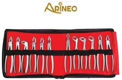 ARINEO Extraction Forceps Kit (Set of 12pcs) - EFSP12 Utility Forceps