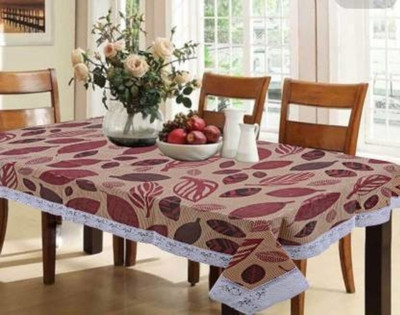ZITIN Abstract 8 Seater Table Cover(Multicolor, PVC)