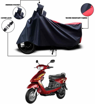 SEBOMGO Waterproof Two Wheeler Cover for Indus(Yo Spark, Red)