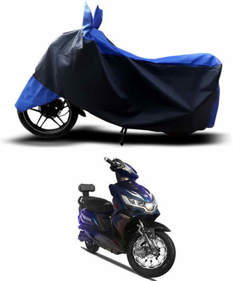 ANTHUB Two Wheeler Cover for Okinawa(i-Praise, Blue)
